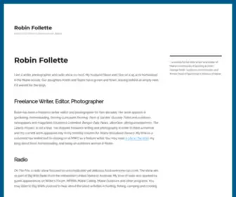 Robinfollette.com(Massage Therapy) Screenshot