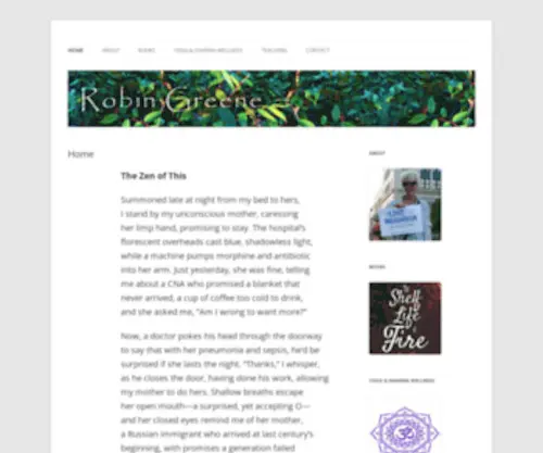 Robingreene-Writer.com(Robin Greene) Screenshot