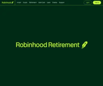 Robinhood.com(Robinhood has commission) Screenshot