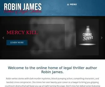 Robinjamesbooks.com(Home for Legal Thriller Author Robin James) Screenshot