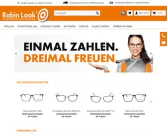Robinlook24.de(Brillen online und in der Filiale günstig kaufen) Screenshot