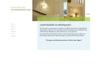 Robinmindell.ch(Robin Mindell) Screenshot
