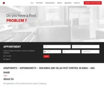 Robinpestcontrol.com(Professional Pest Control) Screenshot