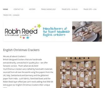 Robinreed.co.uk(English Christmas Crackers for the International wholesale & trade markets) Screenshot