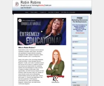 Robinrobins.com(Robin Robins) Screenshot