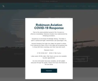 Robinsonaviation.com(Robinson Aviation) Screenshot