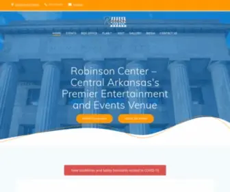 Robinsoncenter.com(Little Rock) Screenshot