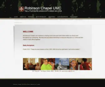 Robinsonchapelumc.org(Robinson Chapel UMC) Screenshot