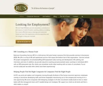 Robinsonconsultingservices.com(Robinson Consulting Services (RCS)) Screenshot