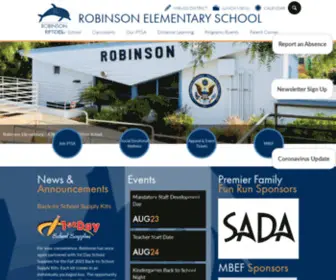 Robinsonelementary.org(Robinson will provide an educational experience) Screenshot