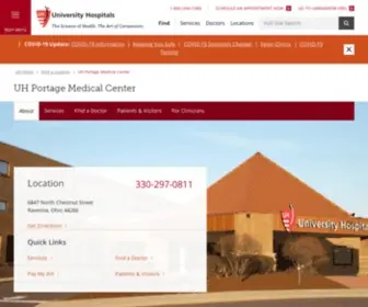 Robinsonmemorial.org(UH Portage Medical Center) Screenshot