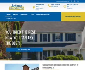 Robinsonroofpros.com(Robinson Roofing) Screenshot
