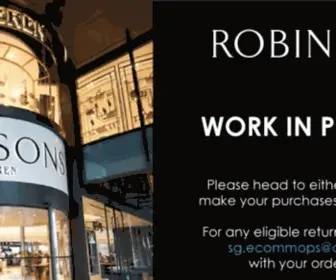 Robinsons.com.sg(Robinsons Singapore) Screenshot