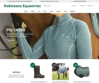 Robinsonsequestrian.co.uk(Robinsons Equestrian) Screenshot