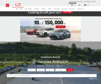 Robinsontoyota.net(Jim Robinson Toyota in Triadelphia) Screenshot