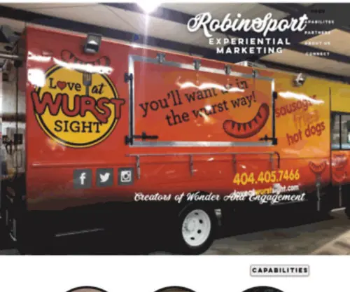 Robinsportmktg.com(Event Logistics) Screenshot