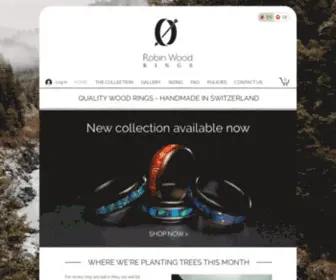 Robinwoodrings.com(Custom Wood Wedding Rings) Screenshot