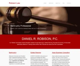 Robisonlaw.net(Daniel R) Screenshot