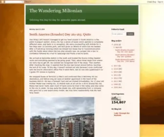 Robkershaw.com(The Wandering Miltonian) Screenshot