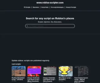 Roblox-Scripter.com(Roblox Scripter) Screenshot