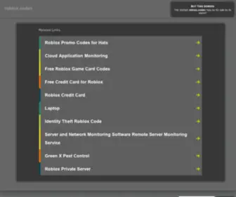 Roblox.codes(Roblox codes) Screenshot