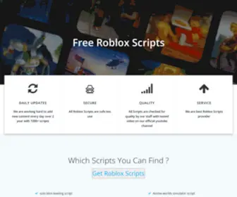 Robloxscriptings.com(Roblox Scripts For Free) Screenshot