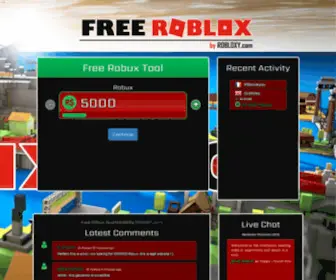 Robloxtools.tk(Free Robux Generator 2020) Screenshot