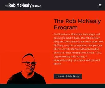 Robmcnealy.com(A lively and compelling podcast) Screenshot