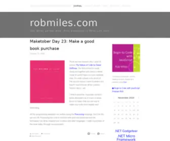 Robmiles.com(Teaching, technology, robotics, and photography) Screenshot