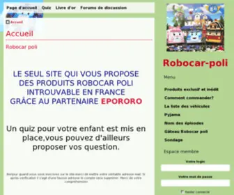 Robocar-Poli.fr(Accueil) Screenshot