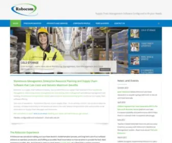 Robocom.com(Warehouse Management Systems) Screenshot