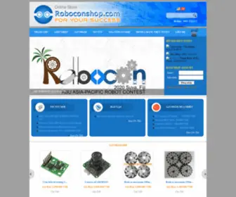 Roboconshop.com(Robot Technology Development) Screenshot