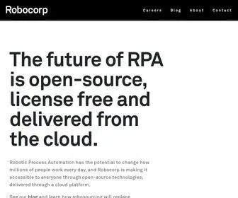 Robocorp.com(Open Source RPA) Screenshot