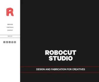 Robocutstudio.com(Robocut studio) Screenshot