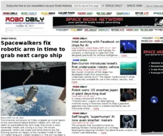 Robodaily.com(Robot News) Screenshot