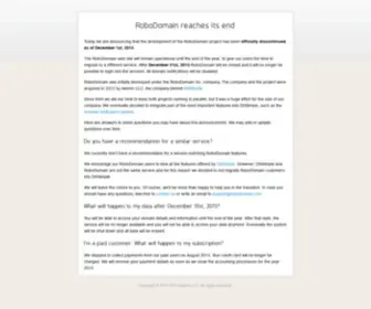 RoboDomain.com(RoboDomain) Screenshot