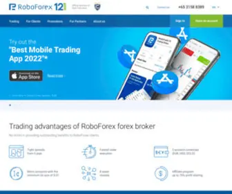 Roboforex.com(RoboForex Financial Brokerage Company) Screenshot