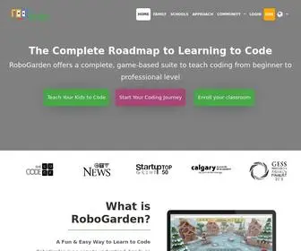 Robogarden.ca(Teach kids to code) Screenshot