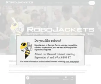 Robojackets.org(Competitive Robotics at Georgia Tech) Screenshot