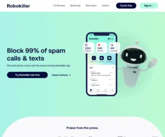 Robokiller.com(The Text & Spam Call Blocker App That Actually Works) Screenshot