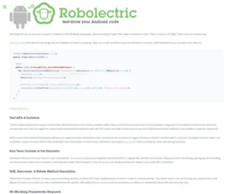 Robolectric.org(Robolectric) Screenshot