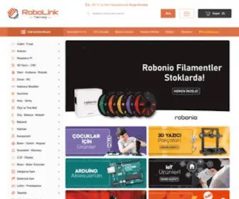 Robolinkmarket.com(Türkiye'nin Elektronik Malzeme Satış Sitesi) Screenshot