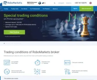 Robomarkets.com(The Best Online Stocks Trading Broker) Screenshot