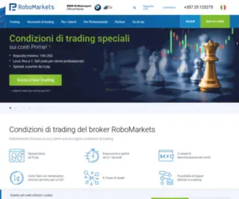 Robomarkets.it(Investi nel mercato azionario) Screenshot