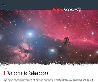 Roboscopes.com(Remote telescope imaging) Screenshot