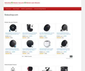 Roboshop.com(Deze website) Screenshot