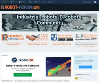 Robot-Forum.com(Industrial robot) Screenshot