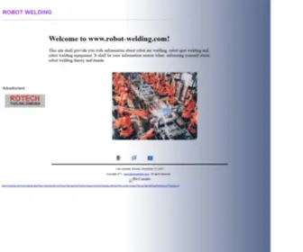Robot-Welding.com(Robot Welding) Screenshot