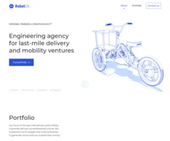 Robot2B.com(Engineering agency) Screenshot