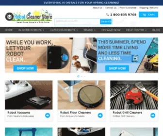 RobotcleanerStore.com(Robot Cleaner Store) Screenshot